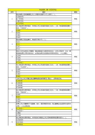 上海开放大学财务案例分析网上记分作业14全部答案