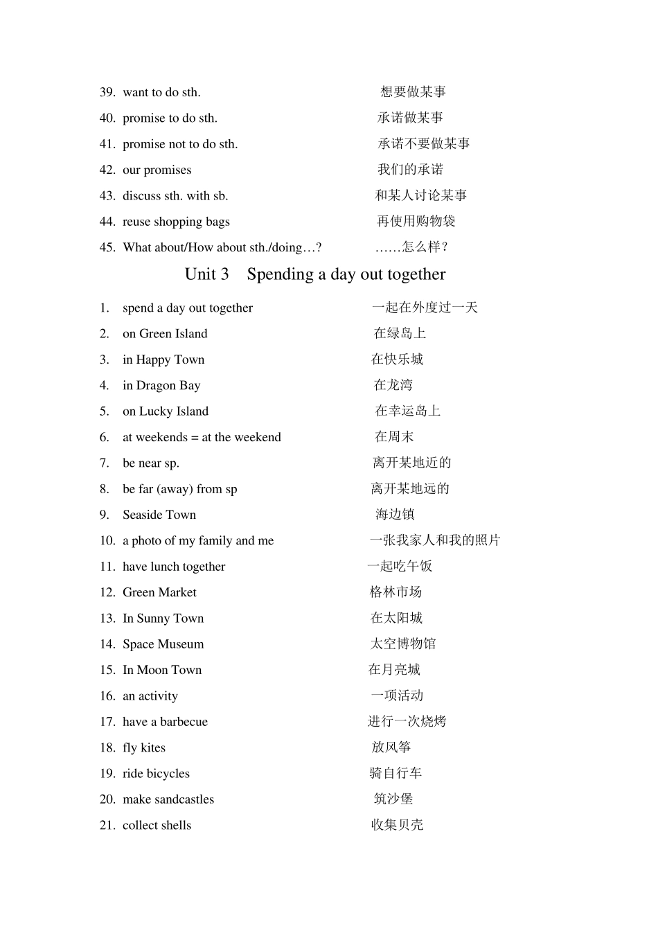 上海版牛津英语6A词组全集_第3页