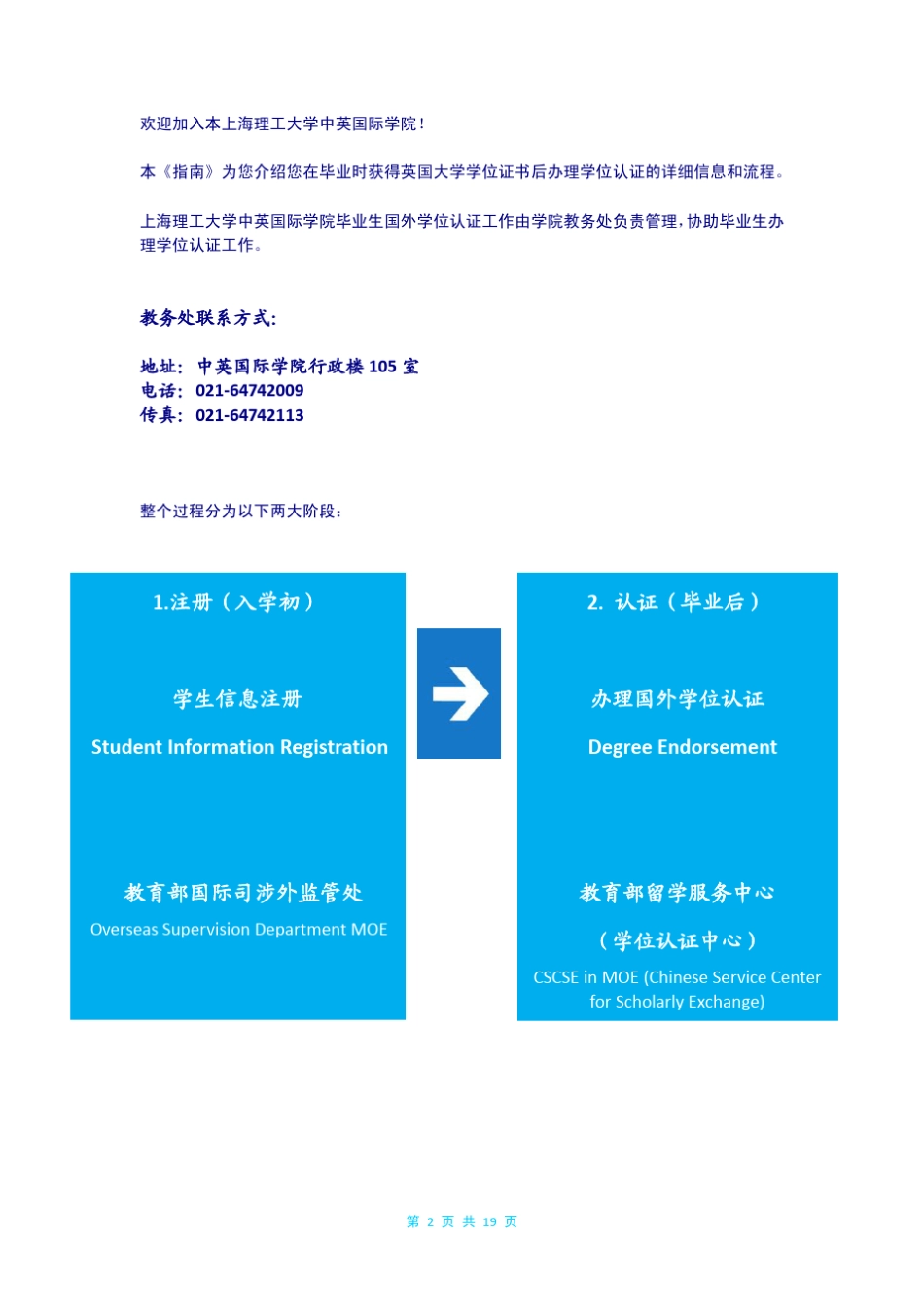 上海理工大学中英国际学院教务处学籍学历管理办法_第2页