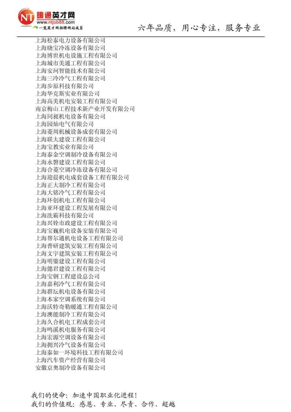 上海空调制冷名企_第2页