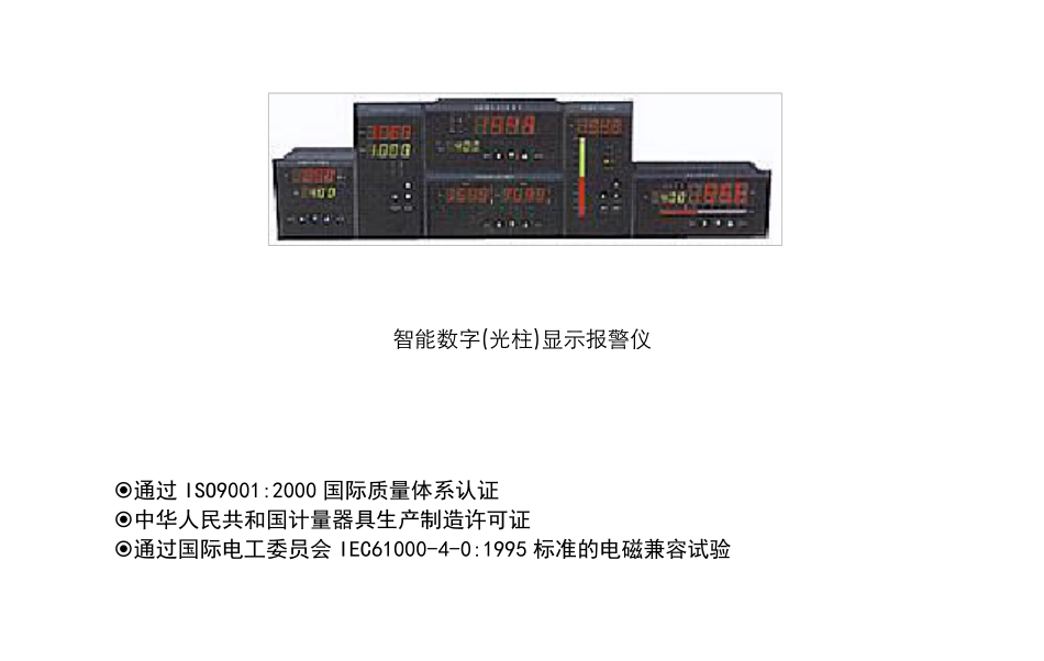 上海肯创OEM数字(光柱)显示报警仪表_第2页