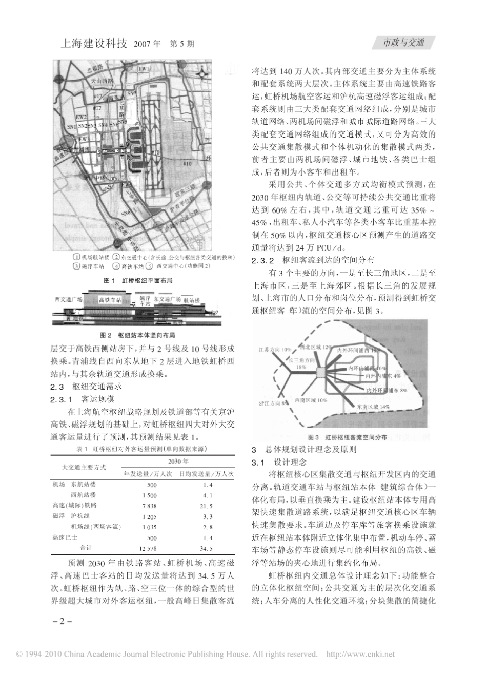上海虹桥综合交通枢纽总体设计_第2页
