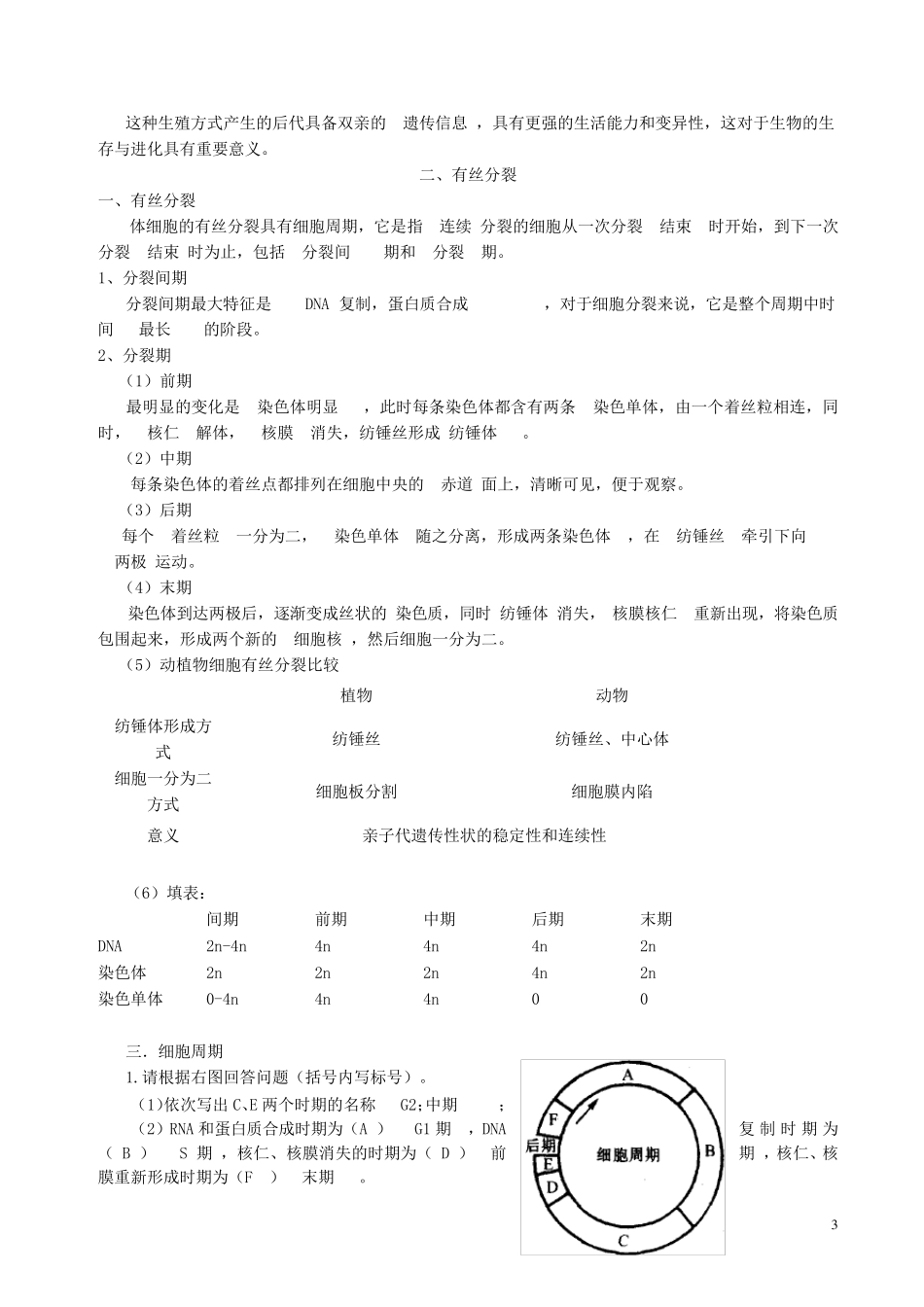上海高考——生物知识点总结_第3页