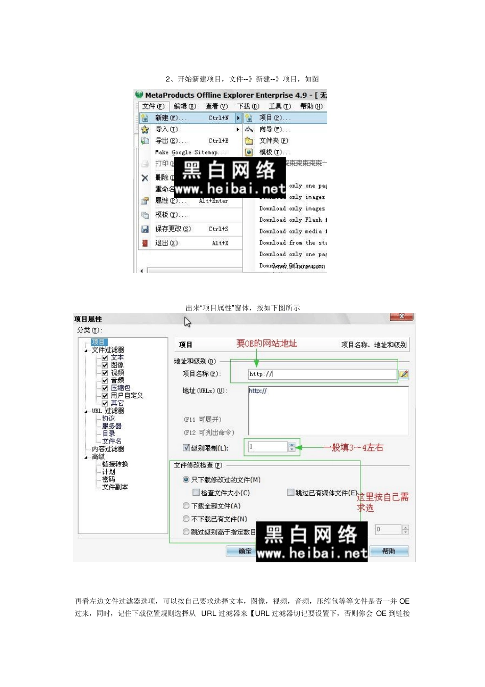 下载整个网站的方法OfflineExplorerEnterpr..._第3页