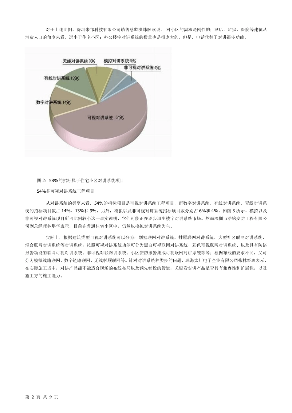 不同类型建筑中楼宇对讲系统造价分析_第2页