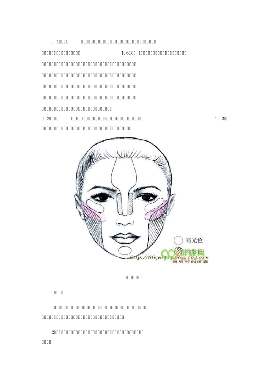 不同脸型的粉底及腮红打法_第2页