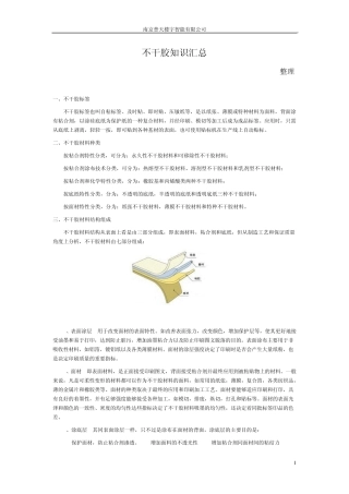 不干胶知识汇总