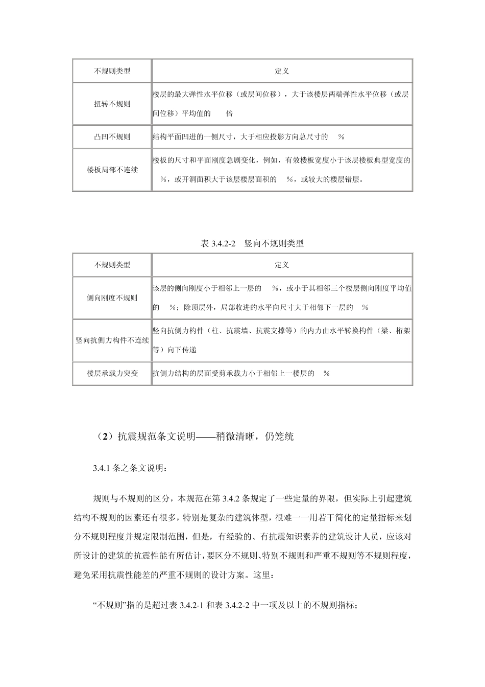 不规则结构设计及规范要求_第2页