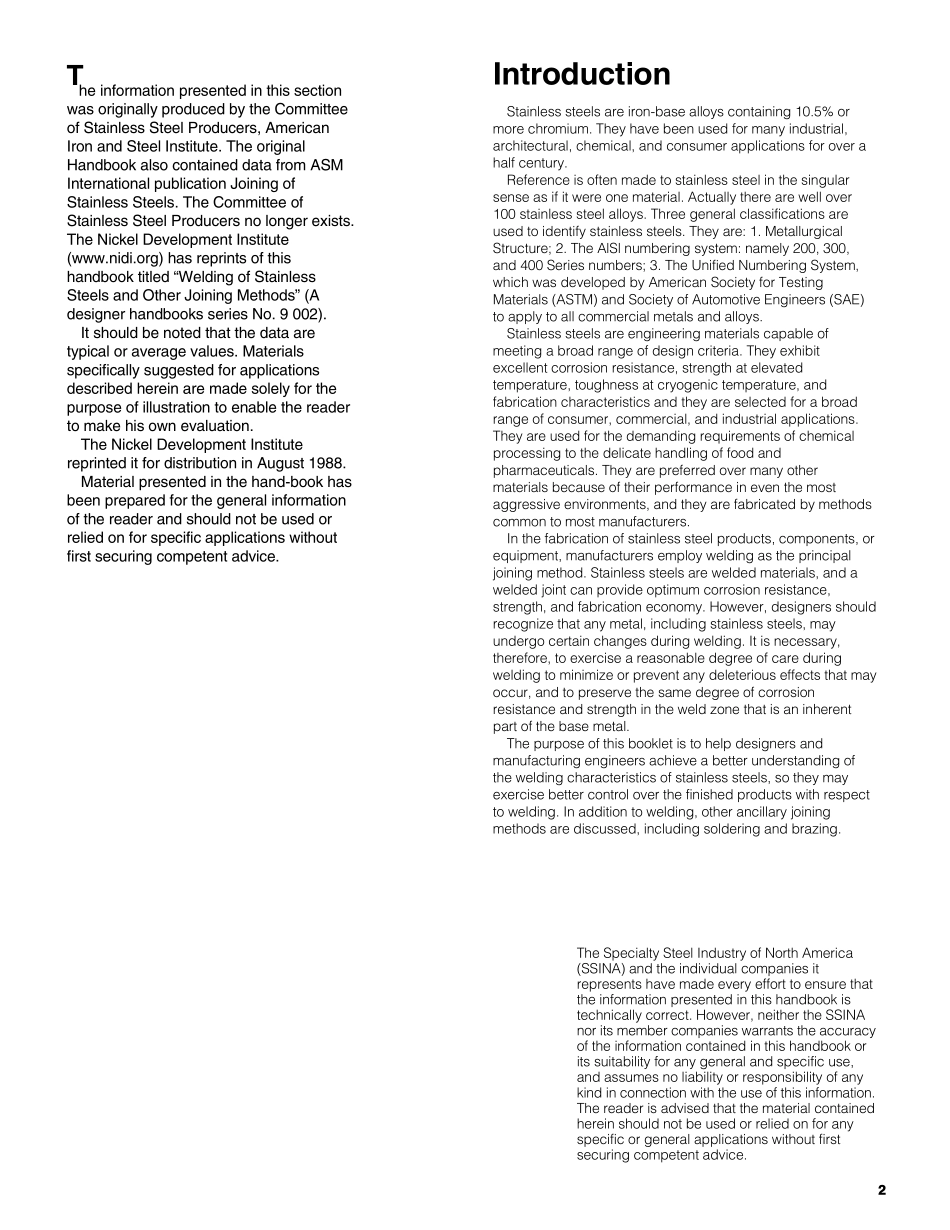 不锈钢焊接手册(Handbookweldingofstainlesssteelandotherjointmethod)_第3页