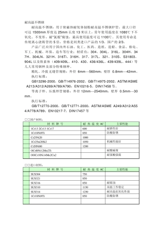 不锈钢种类及焊条选择