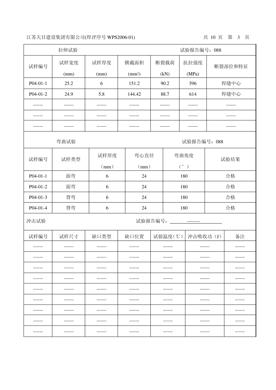 不锈钢管对接焊接工艺PQR0401_第3页