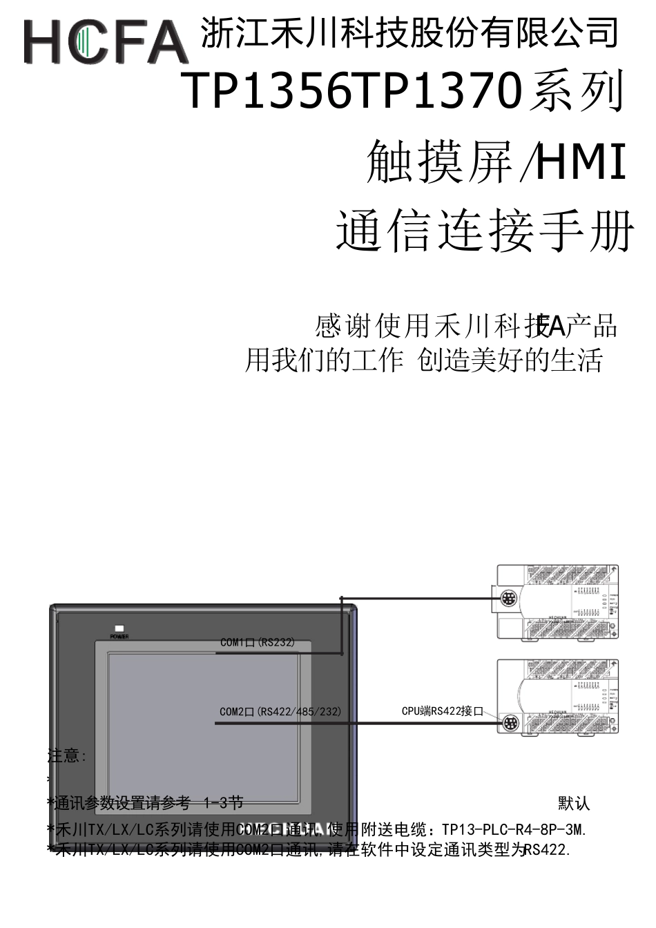 与禾川PLC通讯手册_第1页