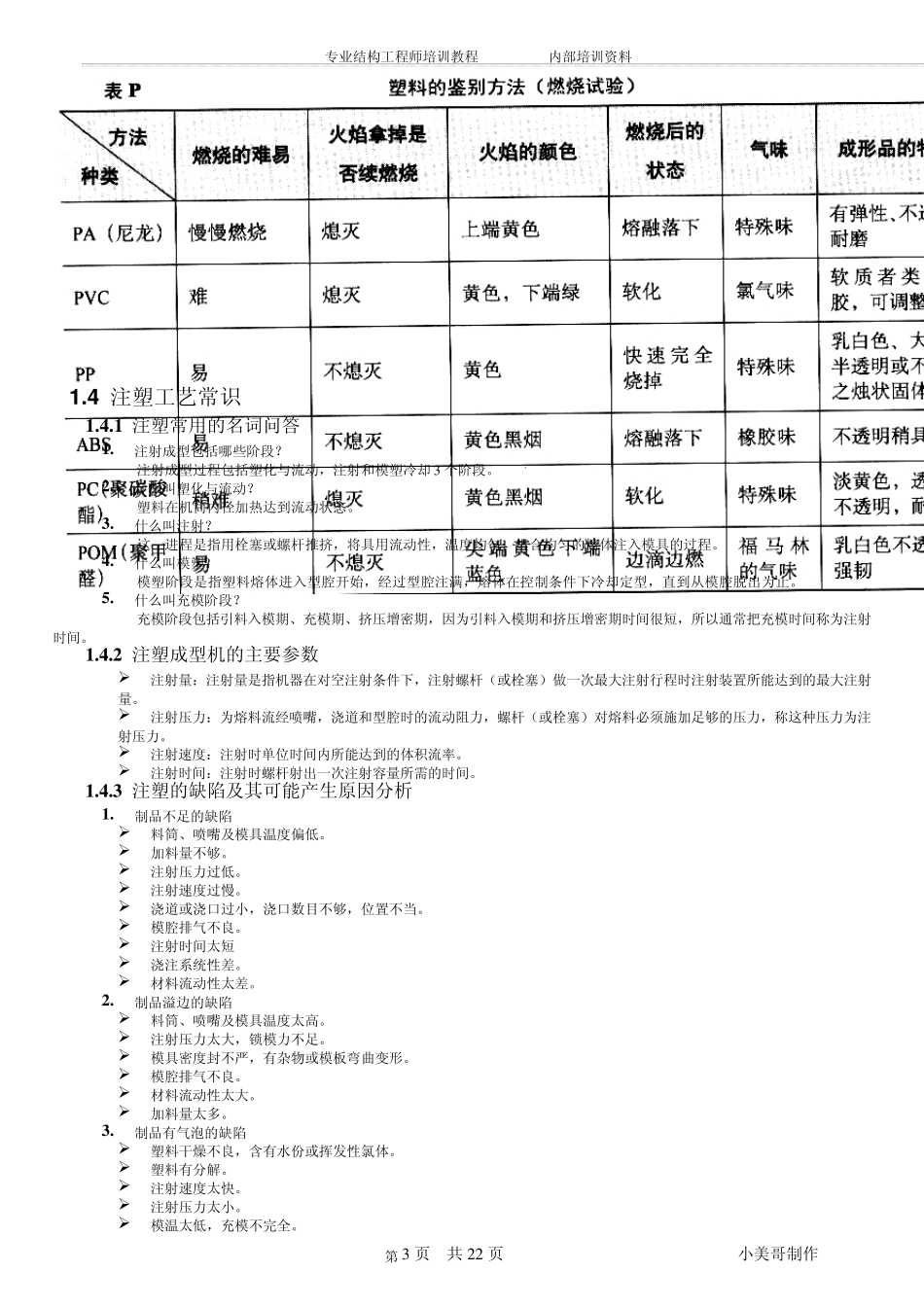 专业塑胶结构工程师培训教程_第3页