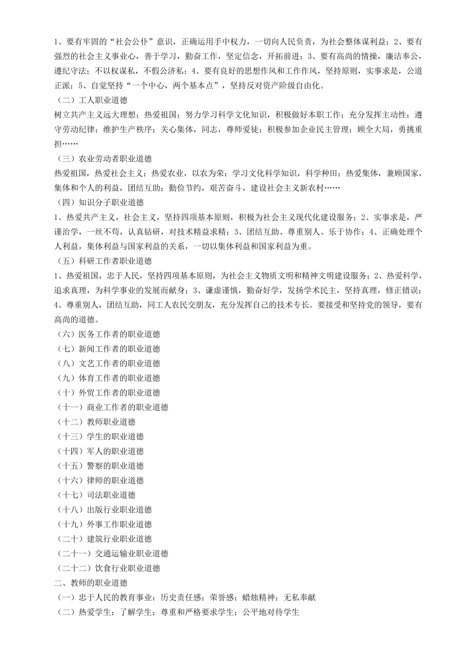 专业技术人员职业道德规范_第3页