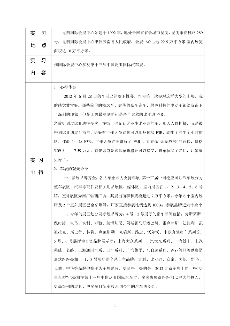 专业认识实习报告格式3_第2页