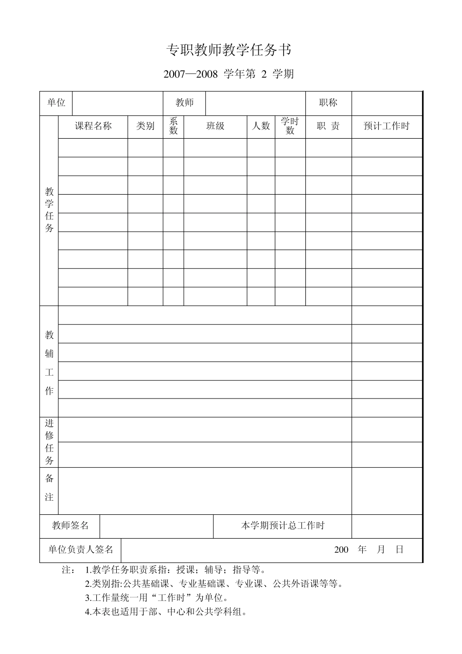 专任教职工2007年度工作小结_第3页