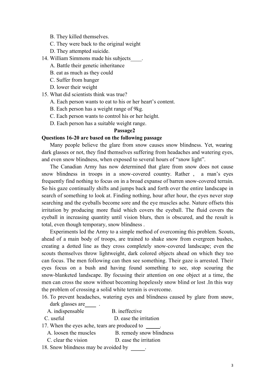 专接本英语2016真题及答案_第3页