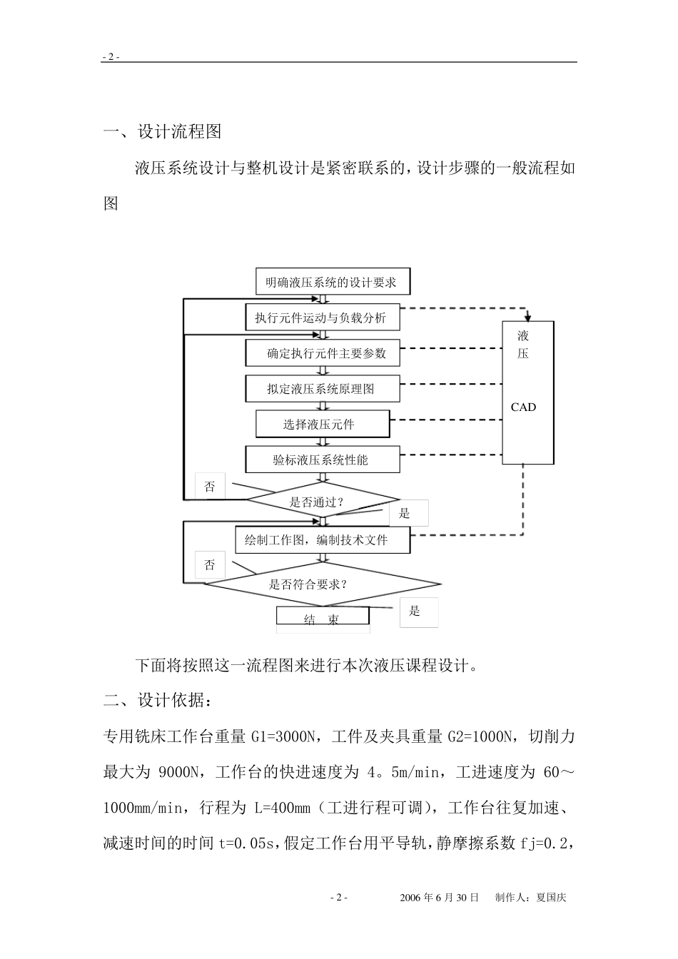 专用铣床液压系统设计_第2页