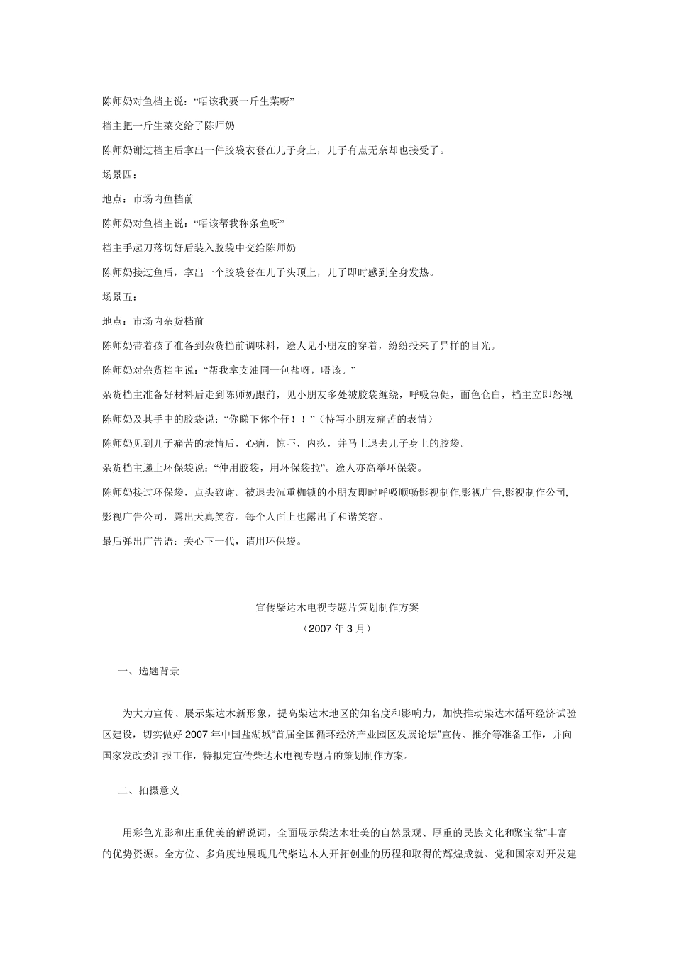 专题片制作策划方案_第2页