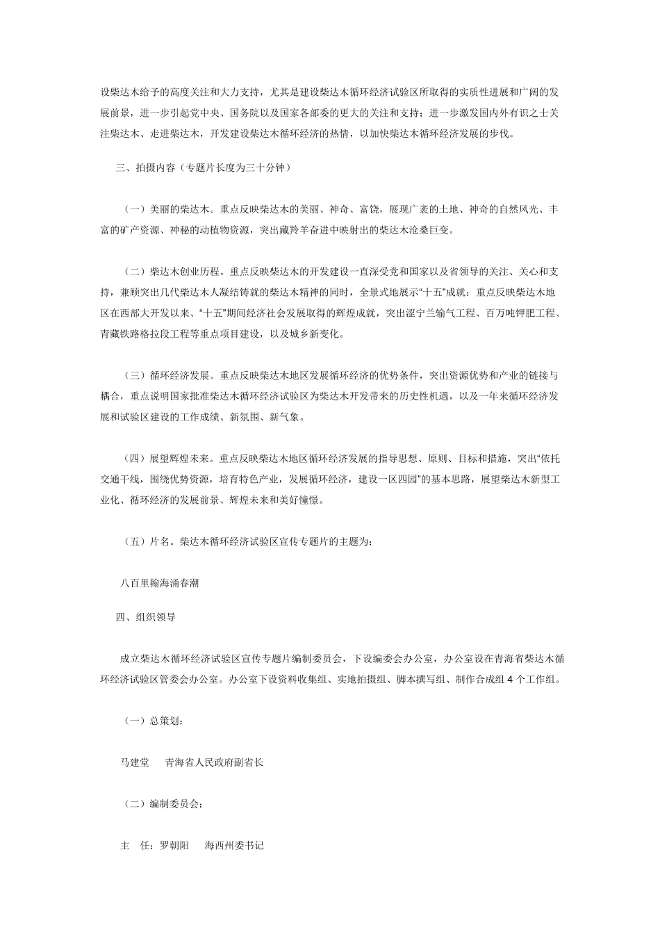 专题片制作策划方案_第3页