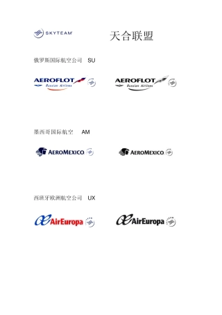 世界三大航空联盟