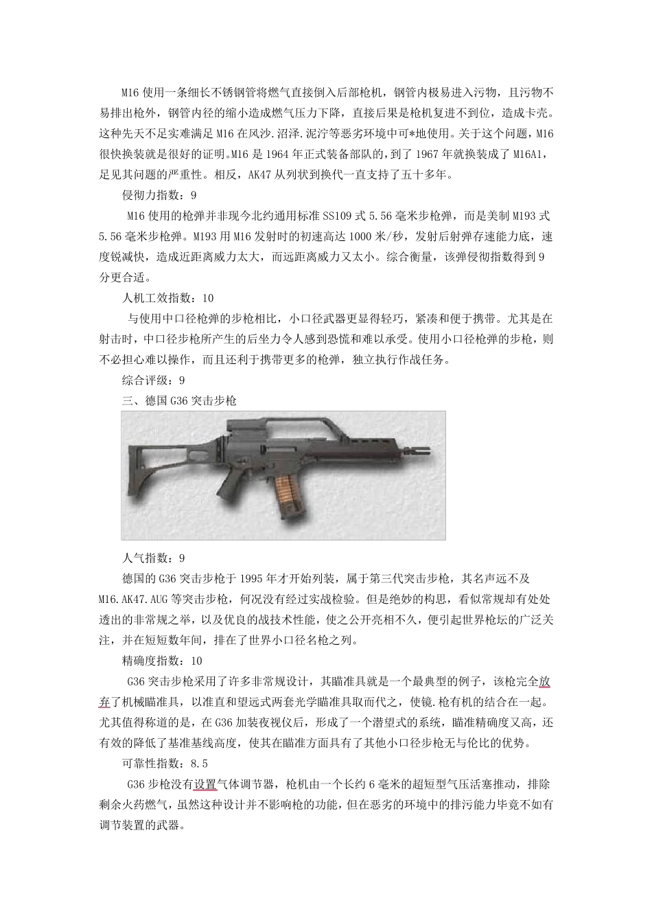 世界十大著名突击步枪详解及评定_第3页