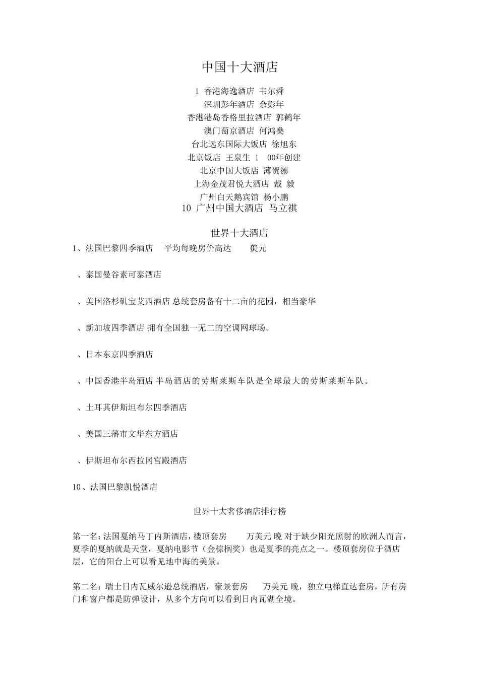 世界十大酒店管理集团_第3页