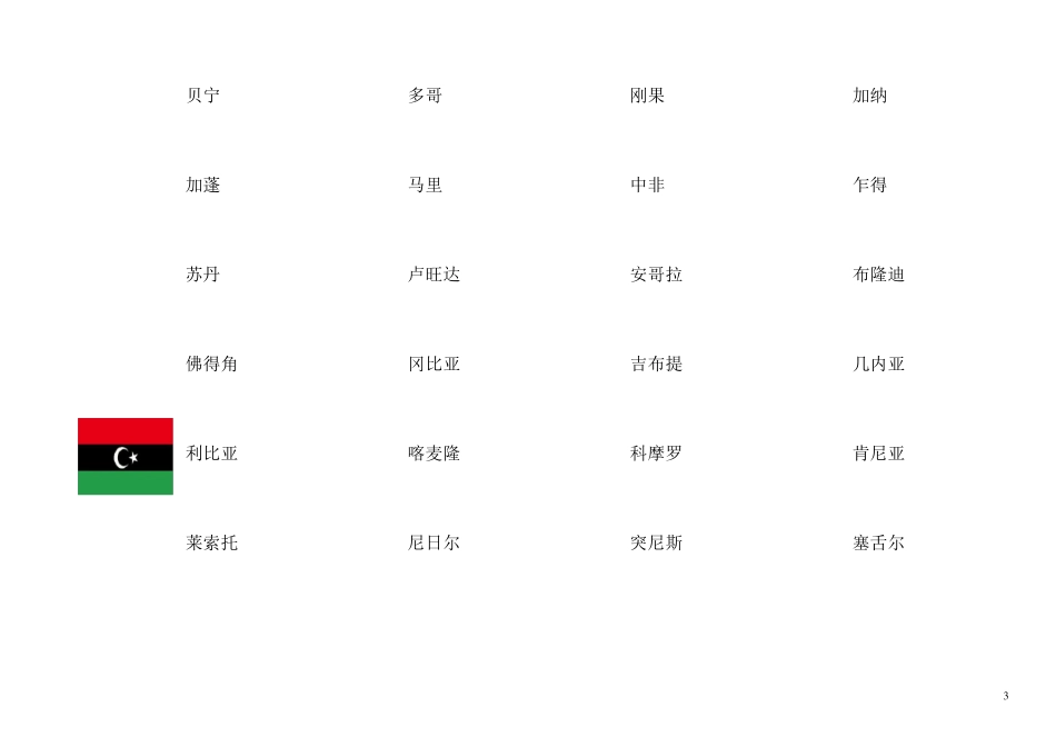 世界各国国旗大全_第3页