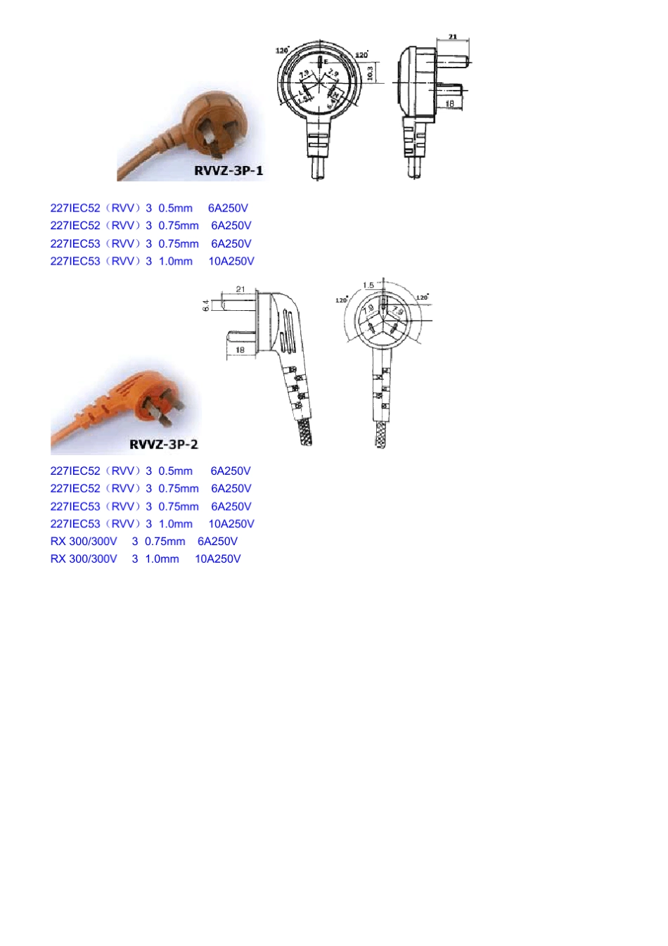 世界各国的插头插座电源线型号标准_第2页