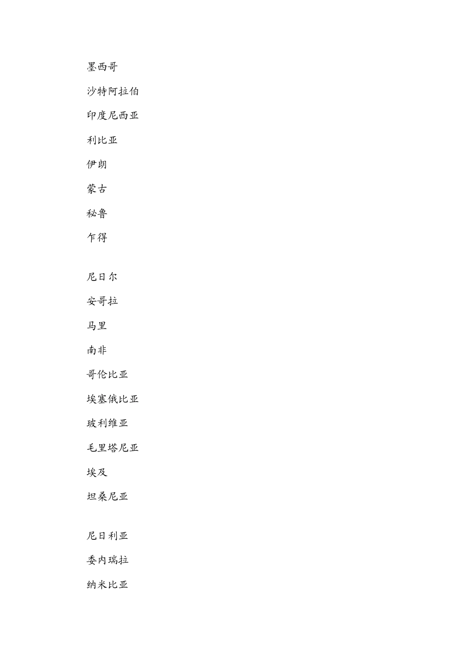 世界各国领土面积排行榜_第2页