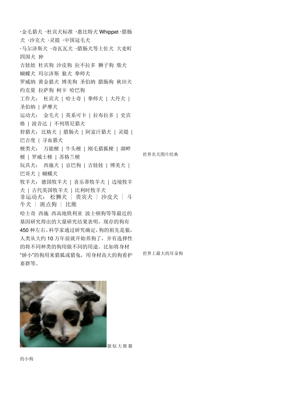 世界名狗大全图片_第3页