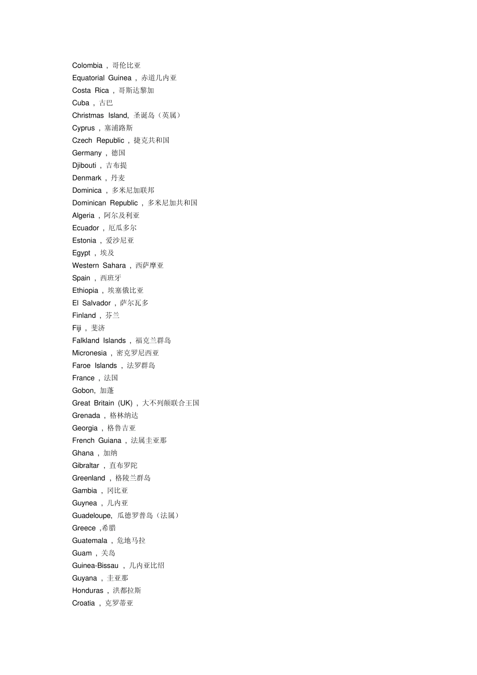 世界国家名称的列表_第2页
