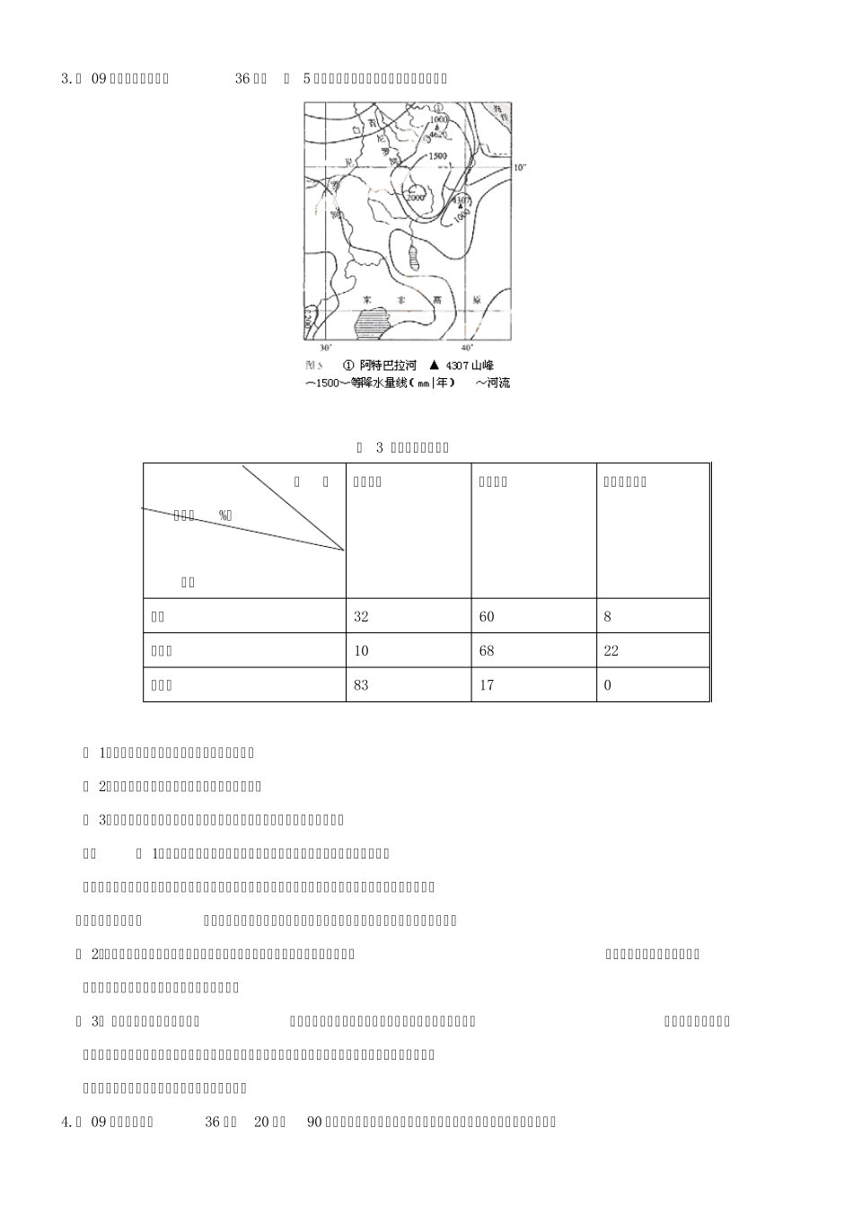 世界地理高考试题2_第2页