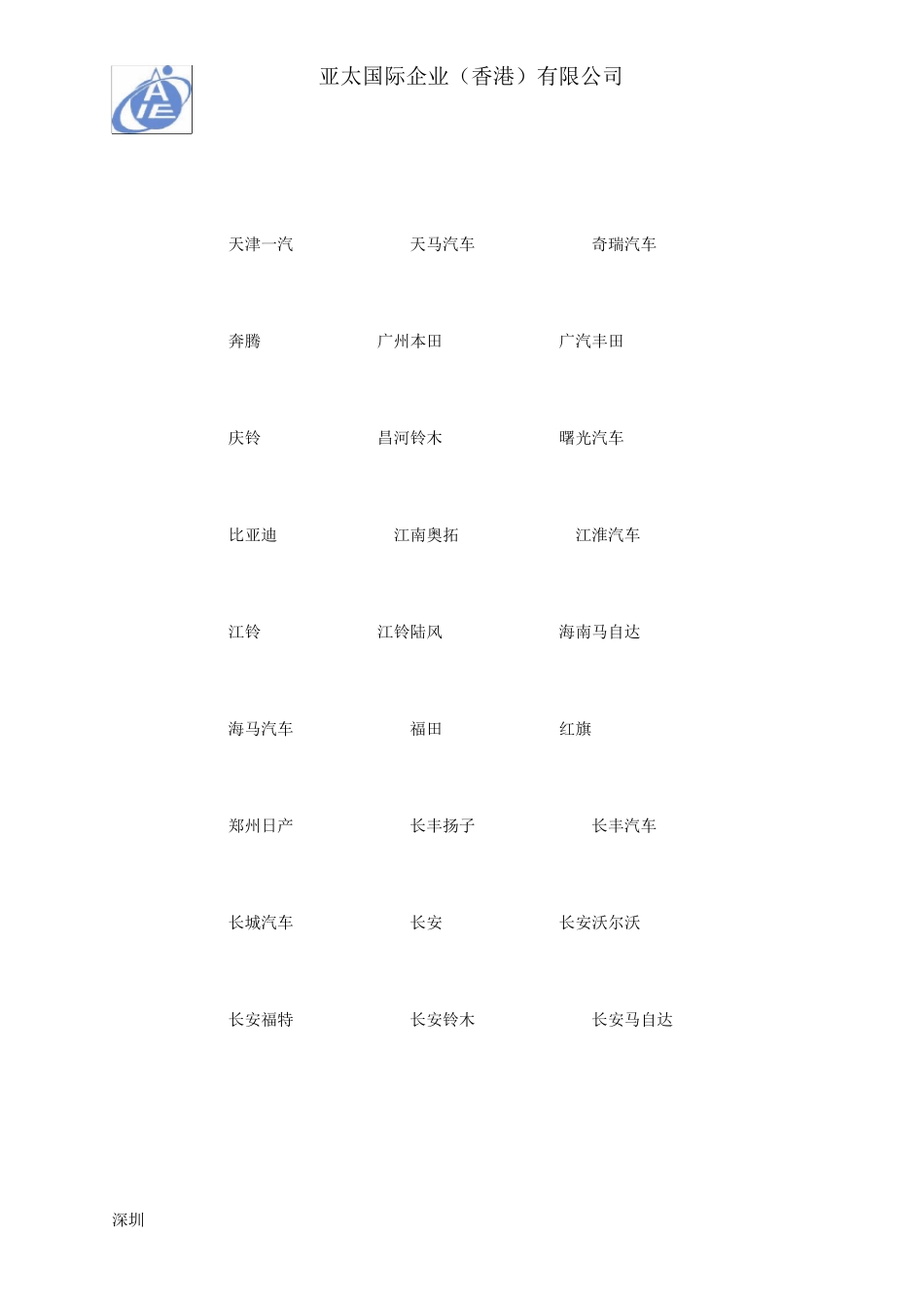 世界汽车标志汇总大全+汽车LOGO+汽车品牌标志大全_第3页