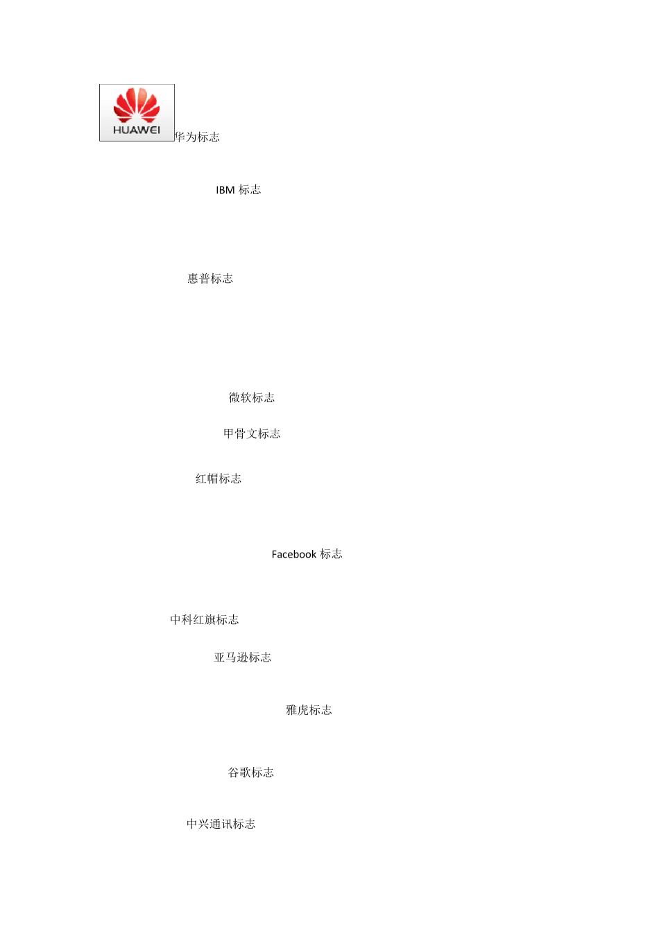 世界著名IT企业logo(部分)_第1页