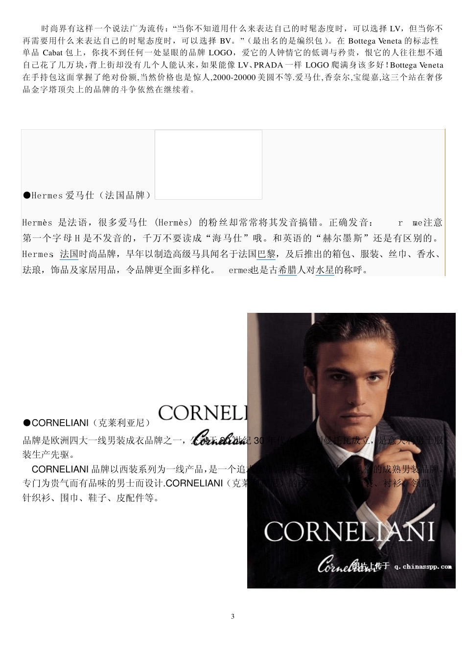 世界著名男装品牌_第3页
