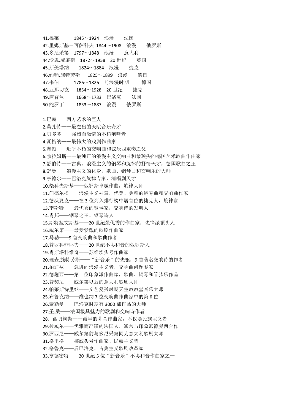 世界著名钢琴家及百大钢琴曲_第2页