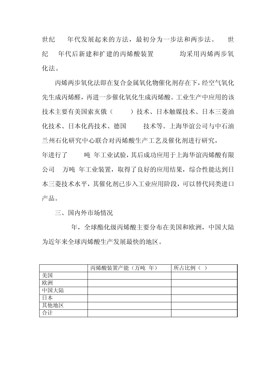 丙烯酸调研报告_第3页