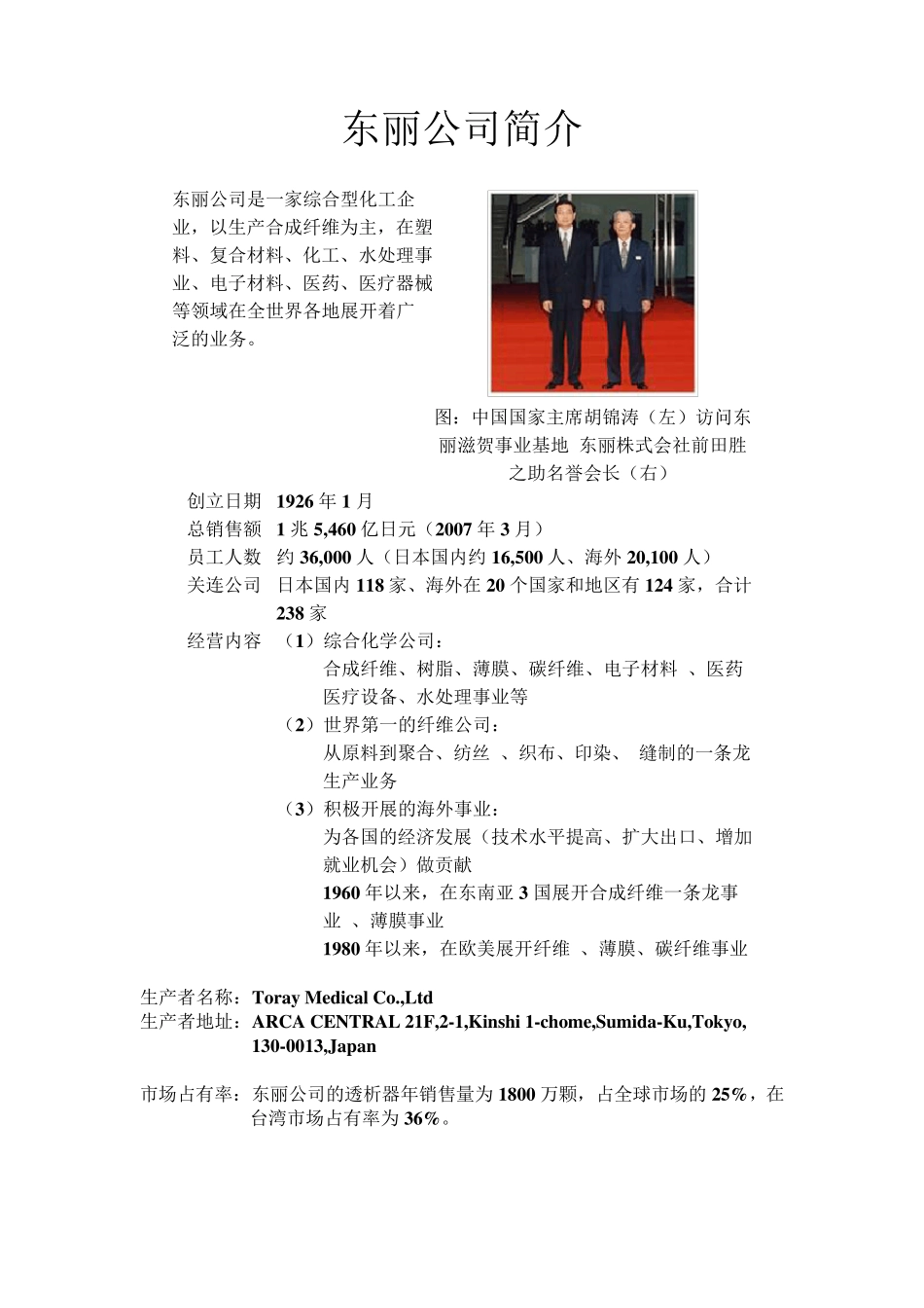东丽透析器介绍_第2页