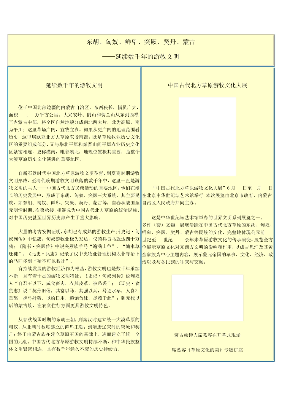 东胡、匈奴、鲜卑、突厥、契丹、蒙古_第1页