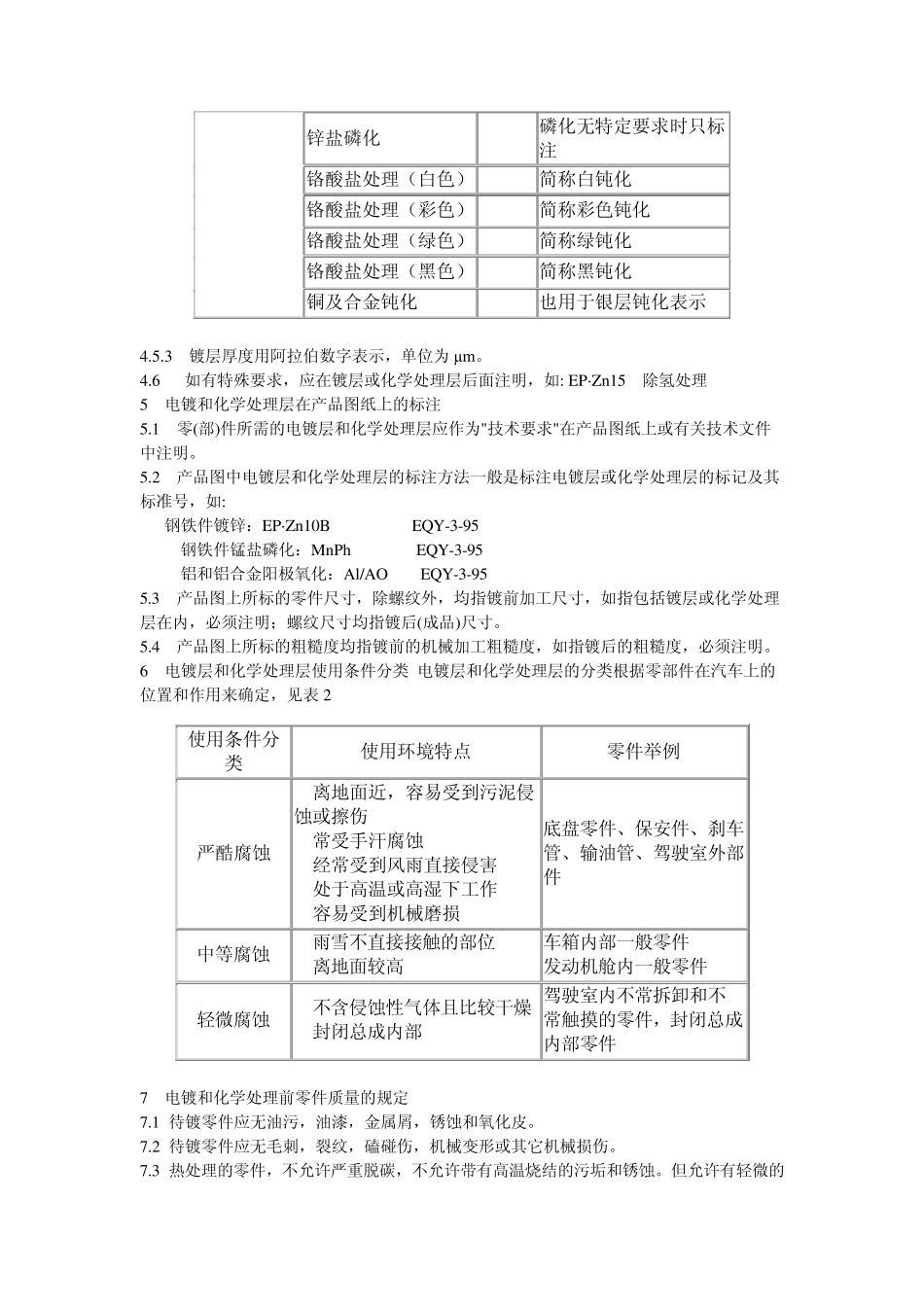 东风汽车公司标准电镀层及化学处理层标准EQY395_第2页