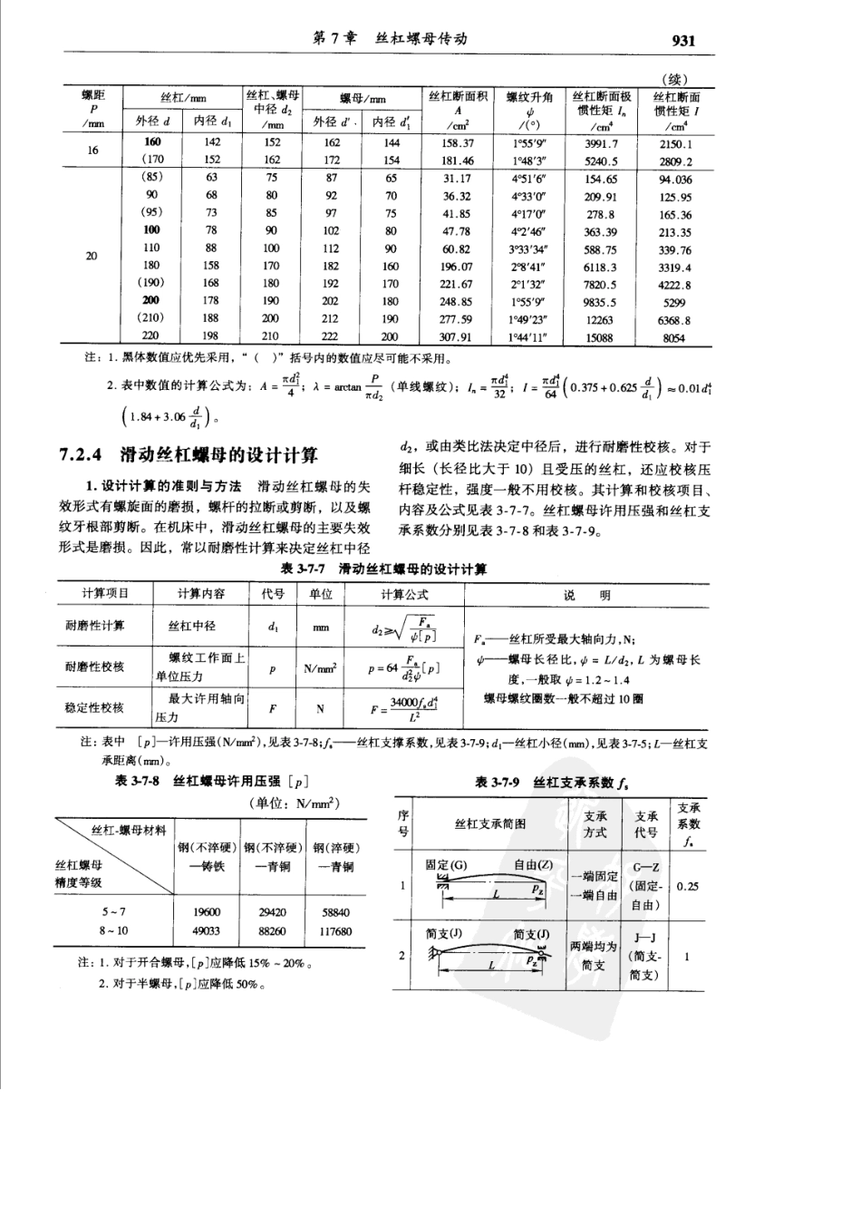 丝杠螺母设计计算_第3页