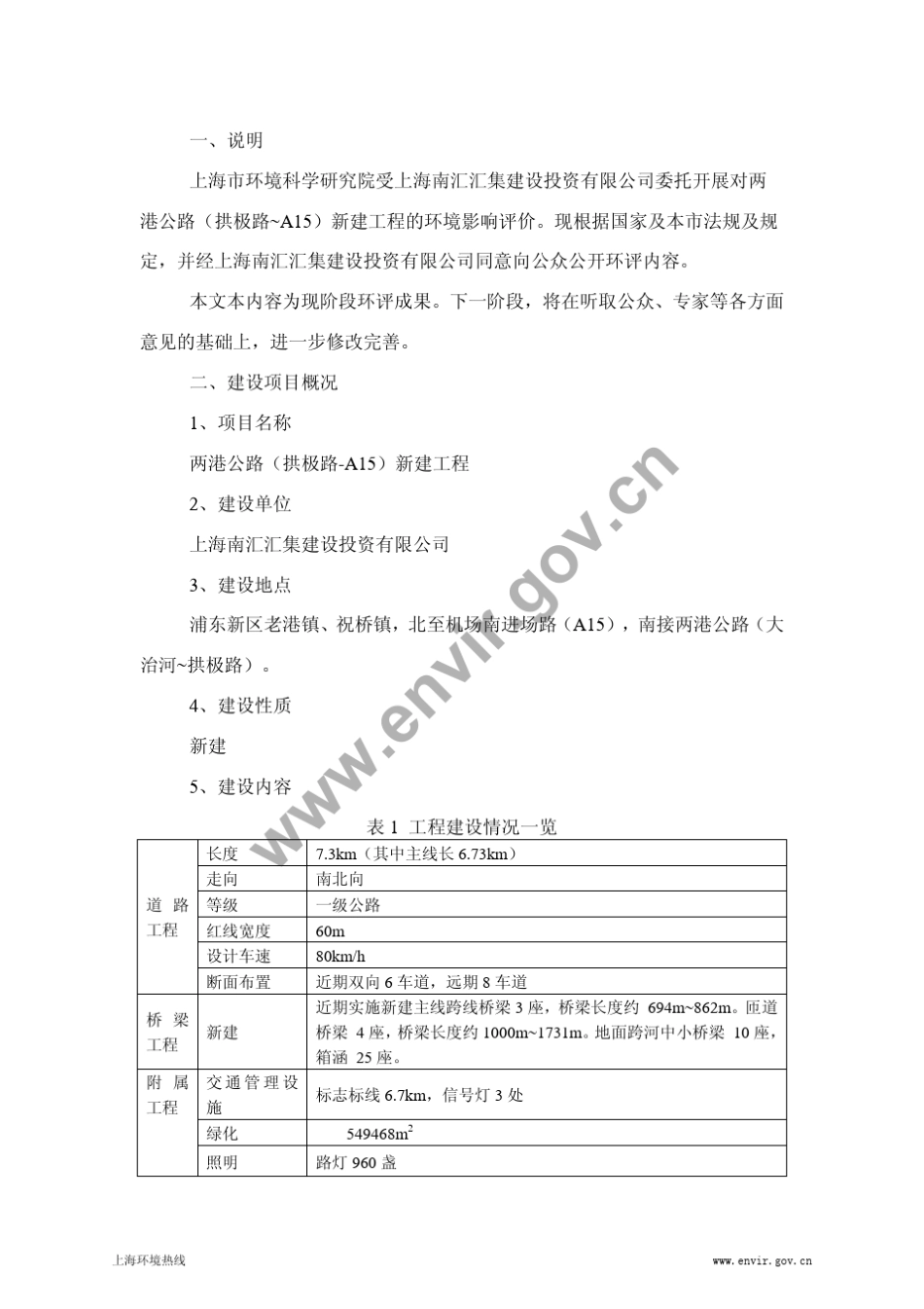 两港公路(拱极路~A15)新建工程_第2页
