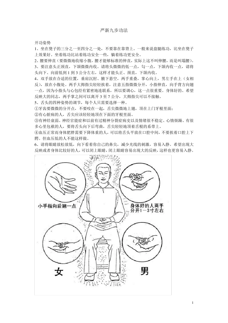 严新九步功法打印版_第1页