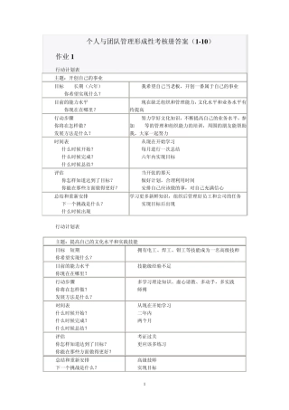 个人与团队管理形成性考核册答案(110)
