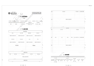 个人征信报告模板征信报告模板(2019带水印)