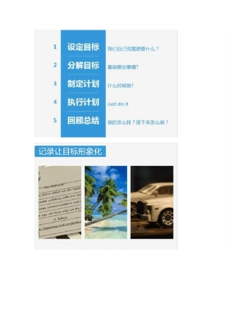 个人目标管理浅谈