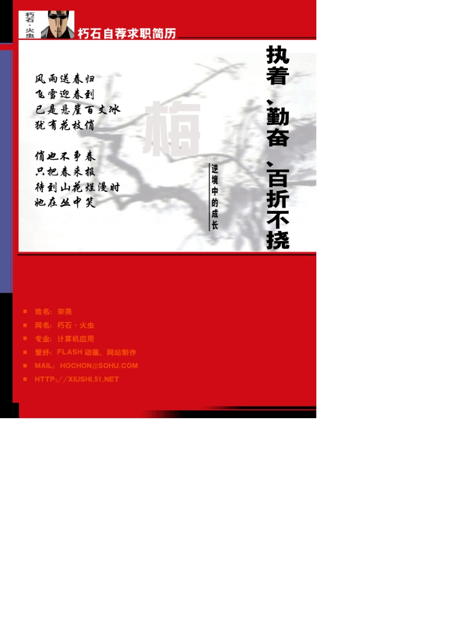 个人简历封面大全_第3页