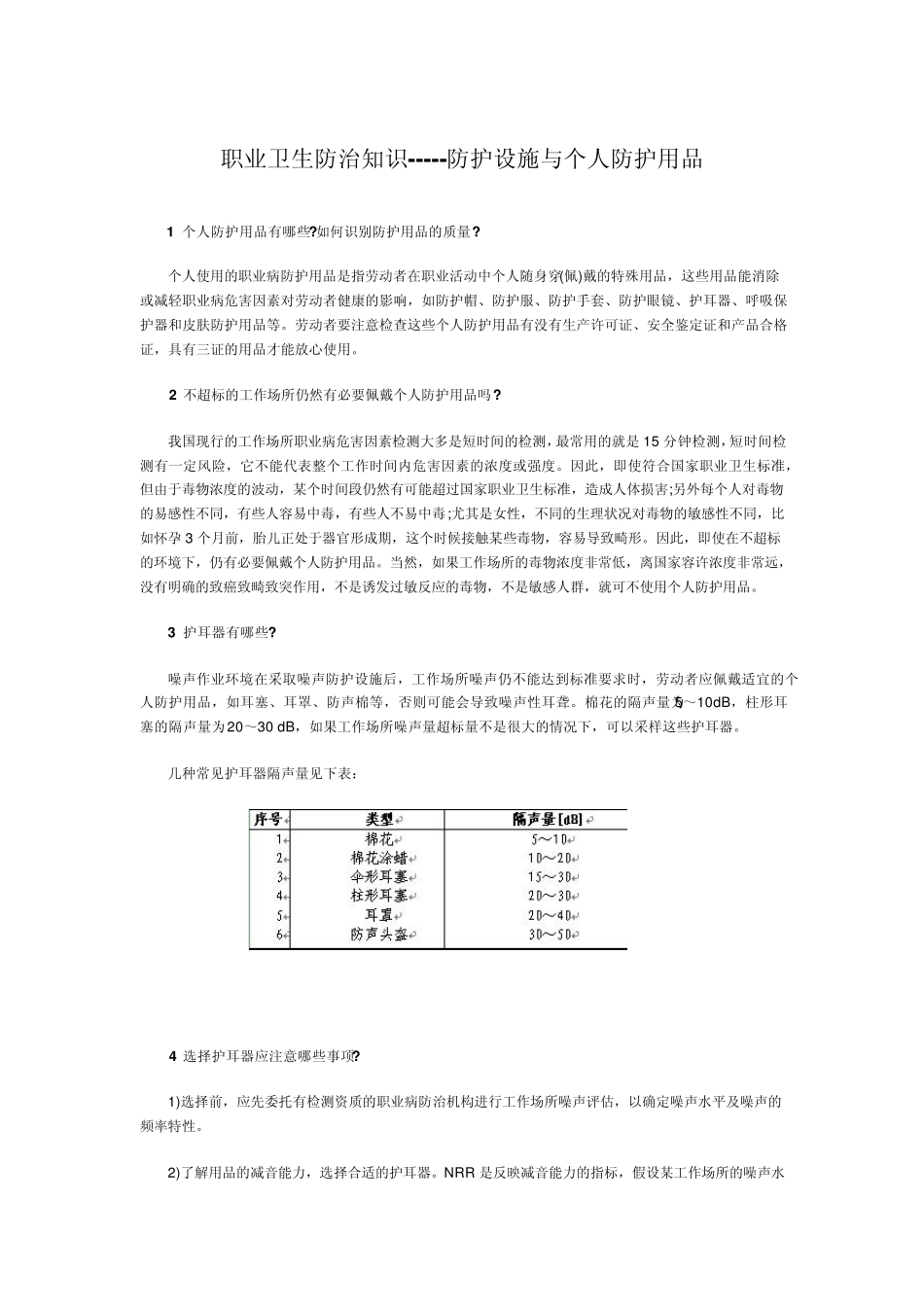 个人防护用品有哪些_第1页