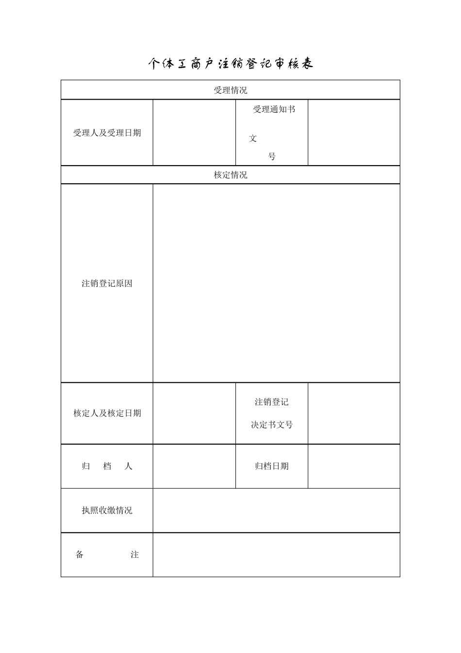 个体工商户设立(变更)登记审核表_第2页